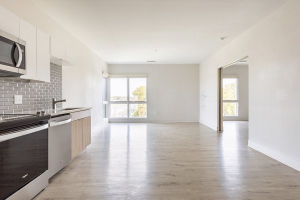 kitchen at The Joinery Apartments