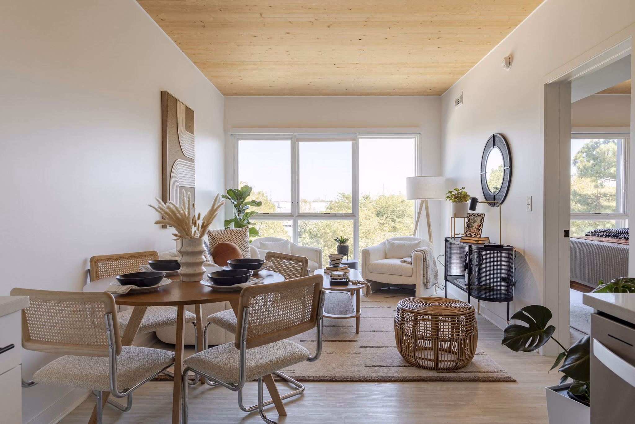 living room at Joinery Apartments