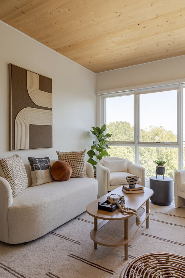 Living Room at Joinery Apartments