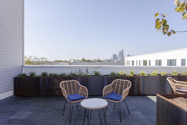 Patio at Joinery Apartments