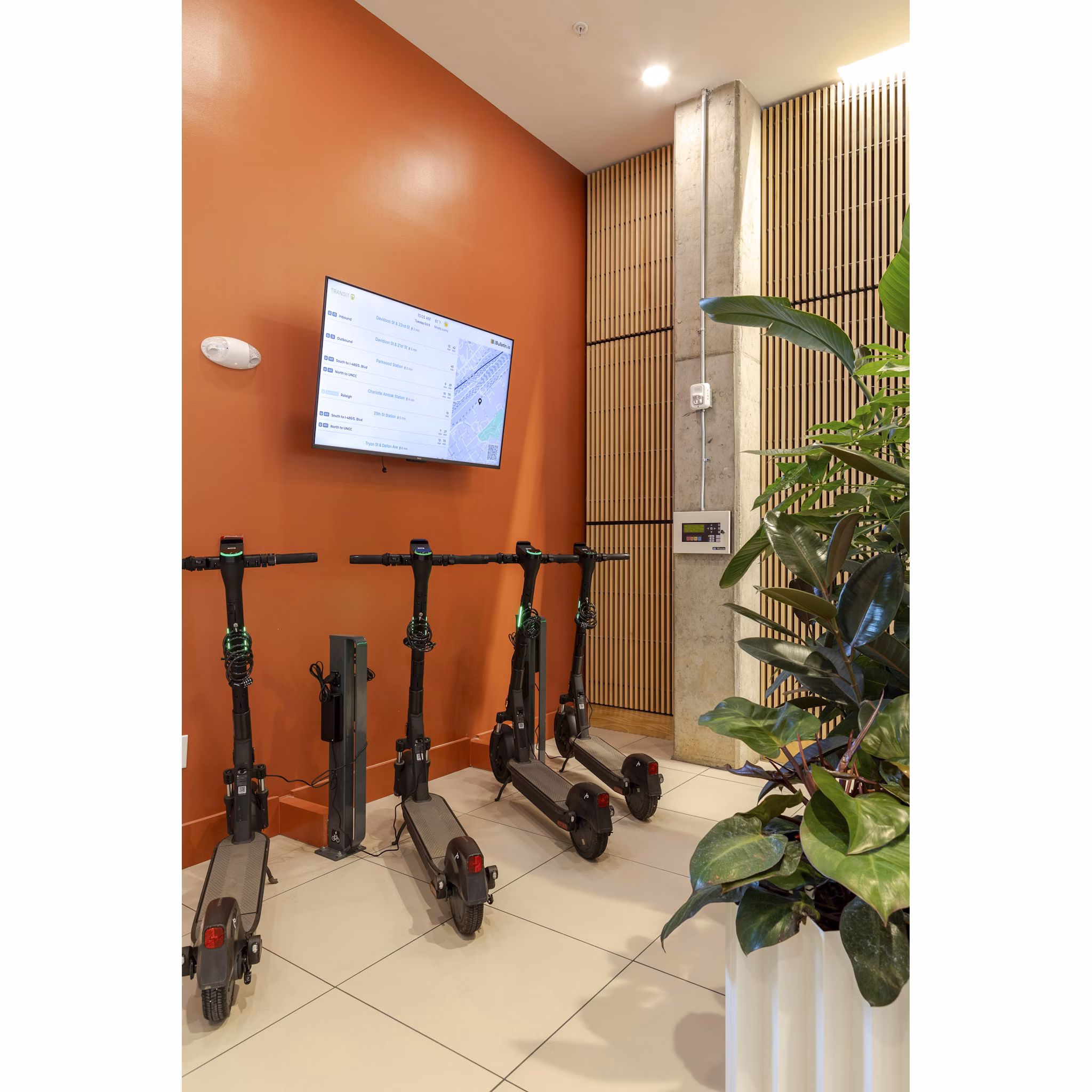 Bike storage at Joinery Apartments
