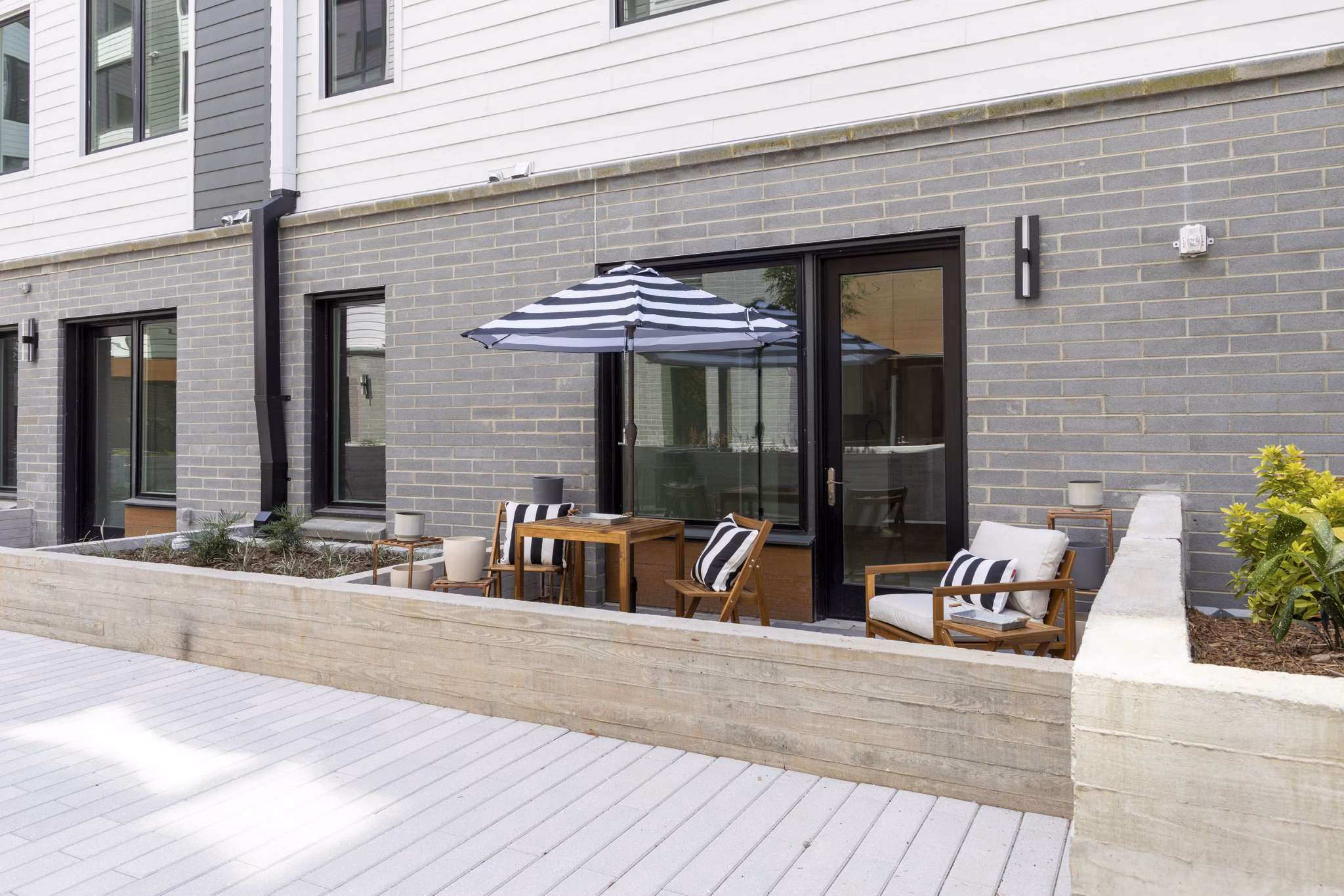 grill area at Joinery Apartments