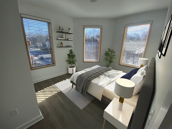 bedroom at Millhouse Apartments