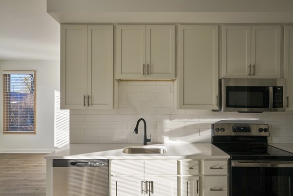 kitchen at Millhouse Apartments