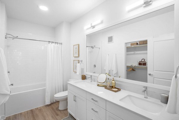 bathroom at Citizen House Wolf Ranch Apartments