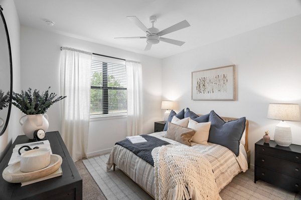 bedroom at Citizen House Bergstrom Apartments