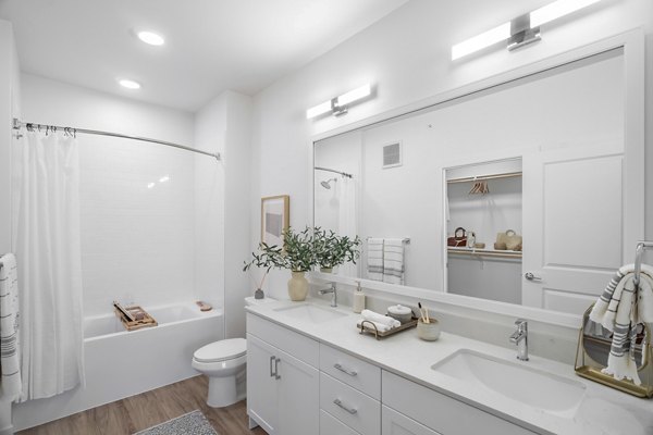 bathroom at Citizen House Bergstrom Apartments