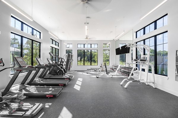 fitness center at Citizen House Bergstrom Apartments