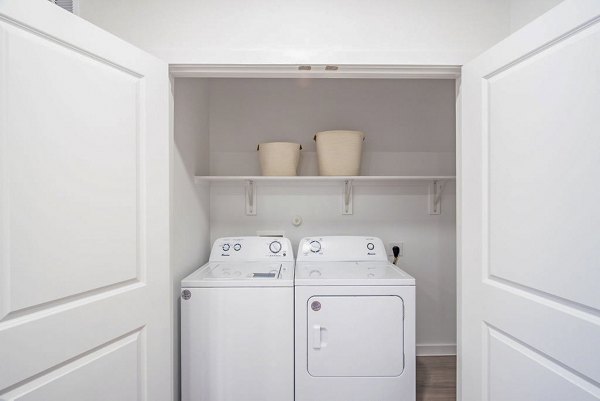 laundry room at Citizen House Bergstrom Apartments