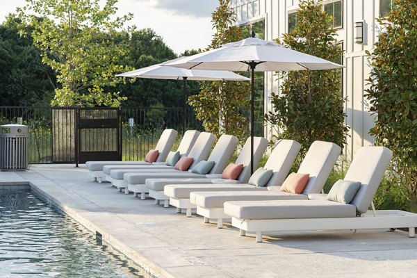 Infinity pool with stunning cityscape views at Citizen House Bergstrom Apartments, a Greystar luxury community in vibrant Austin