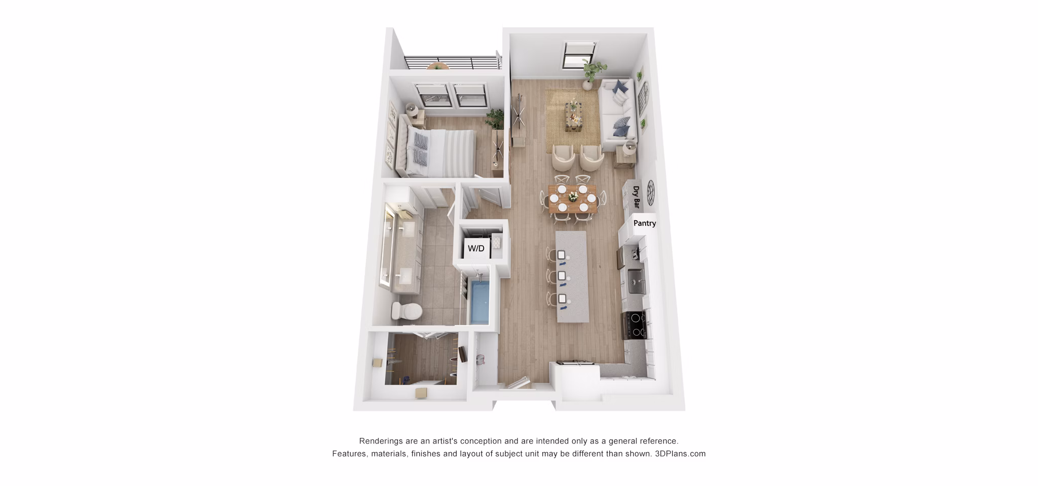 Restore floor plan at Solomon Apartments