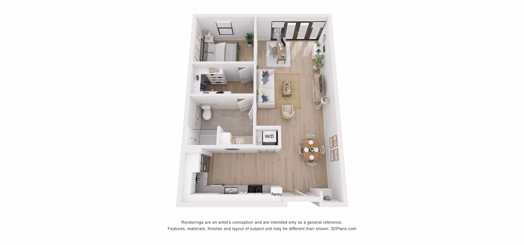 LWL floor plan at Solomon Apartments