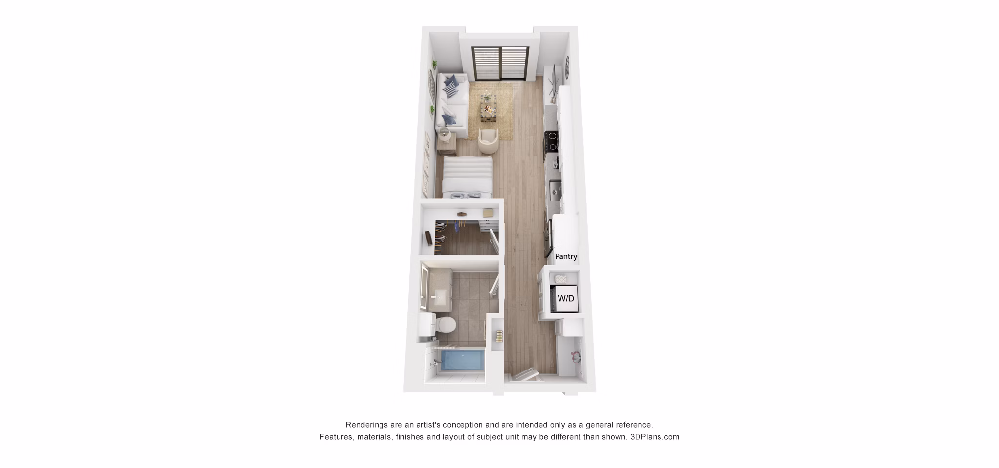 Vitality floor plan at Solomon Apartments