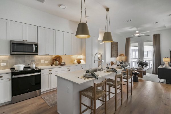 kitchen at Solomon Apartments