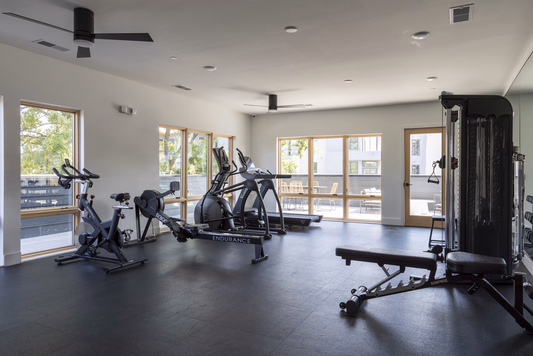 fitness center at Inkwell Apartments 