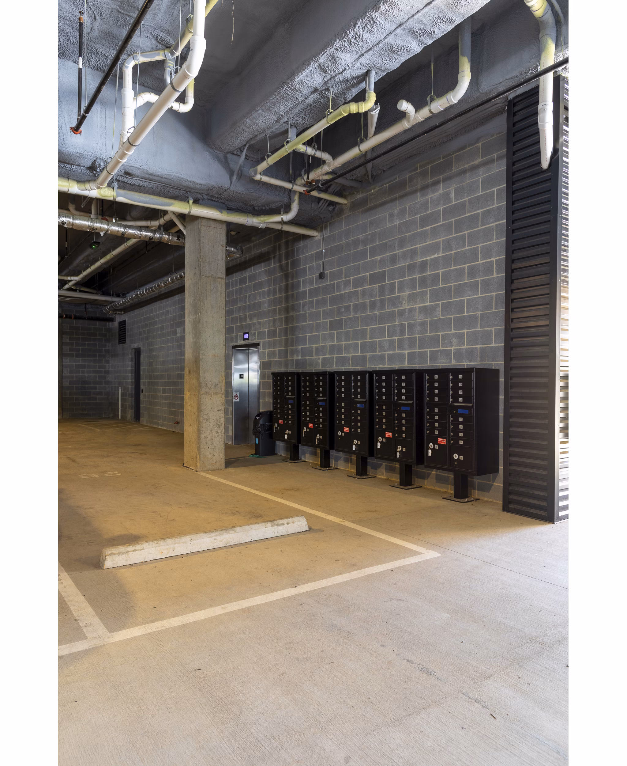 covered parking at Inkwell Apartments 