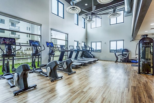 fitness center at Markana Uptown Apartments