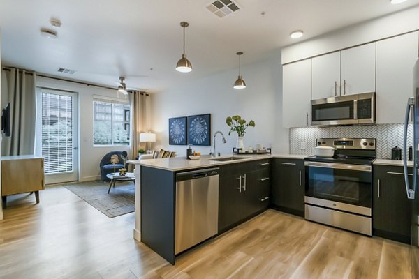 kitchen at Markana Uptown Apartments