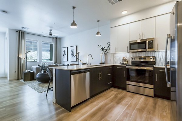 kitchen at Markana Uptown Apartments