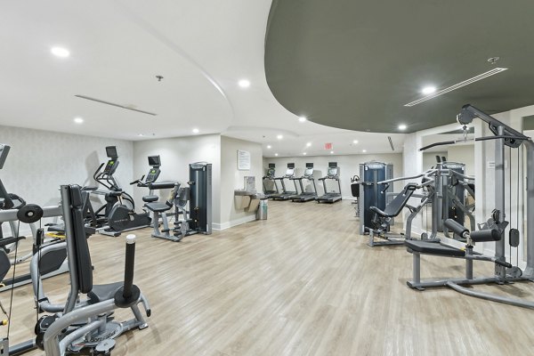 fitness center at Jasper Columbia Pike Apartments 