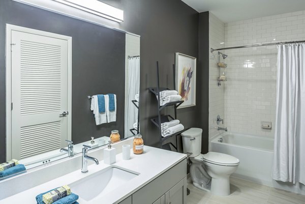 bathroom at VY Reston Heights Apartments