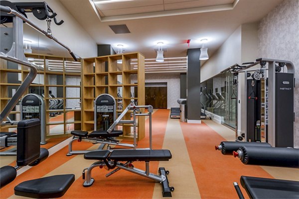 Fitness center featuring state-of-the-art equipment at VY Reston Heights Apartments