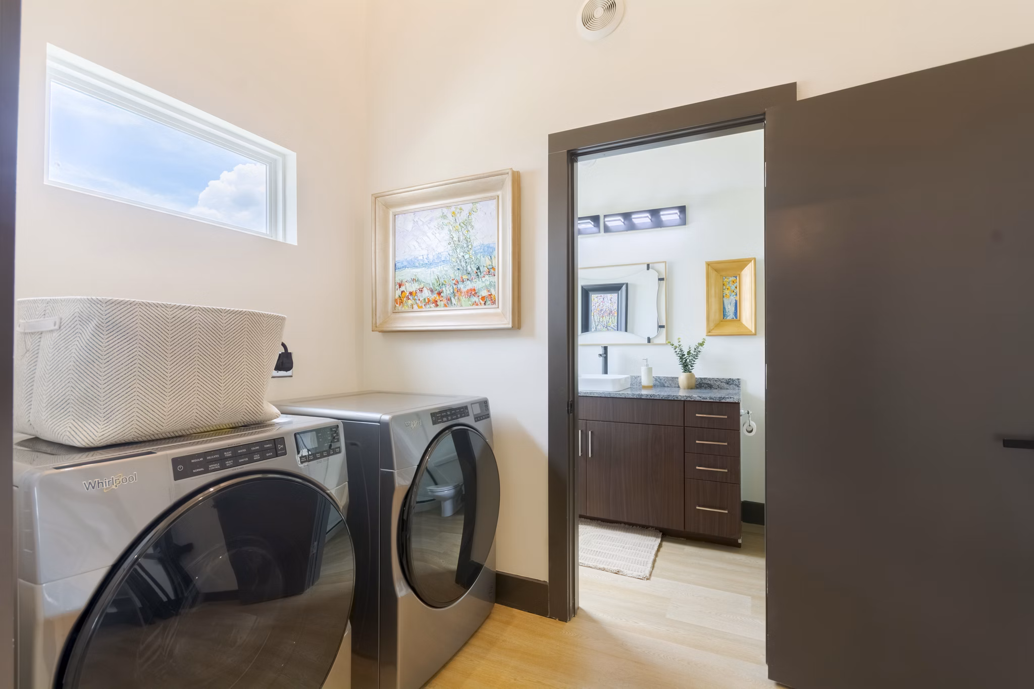 laundry room at Whisper Valley at Quartier Apartments