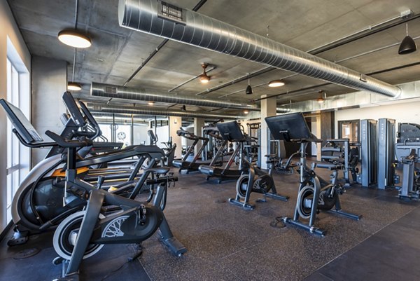 fitness center at Elevon Apartments