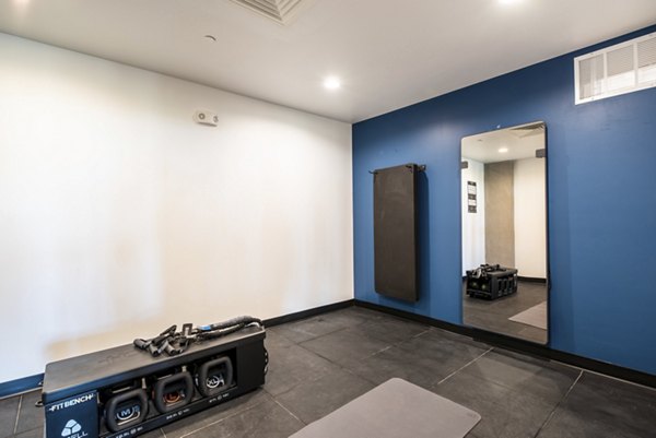 fitness center at Elevon Apartments