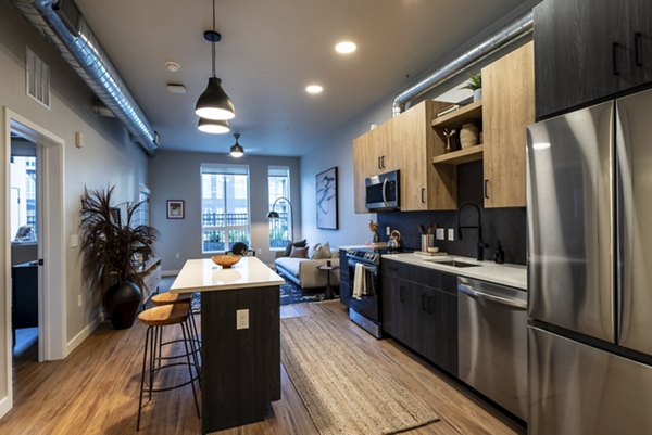 kitchen at Elevon Apartments