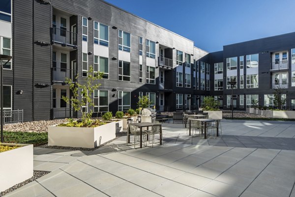 grill area/patio at Elevon Apartments