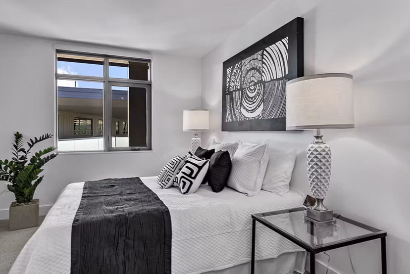 bedroom at Pearl at Boulder Commons Apartments 