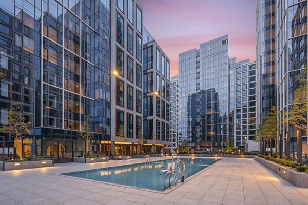 pool at The Alyx Apartments