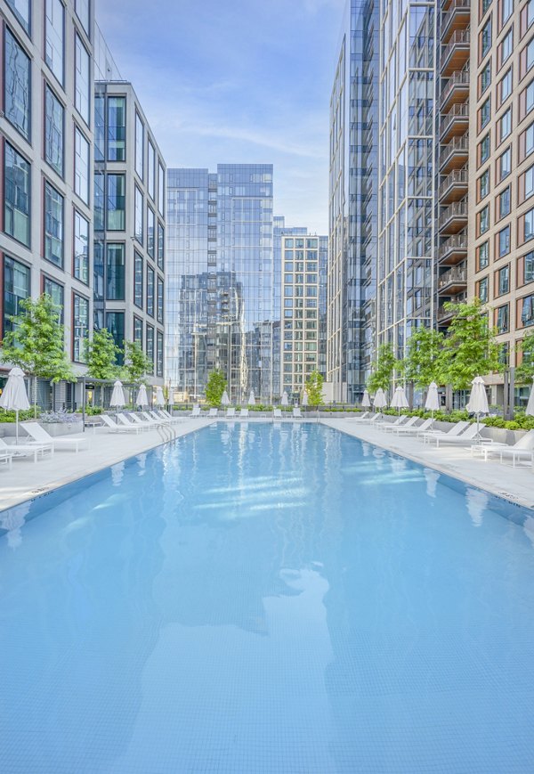 pool at The Alyx Apartments