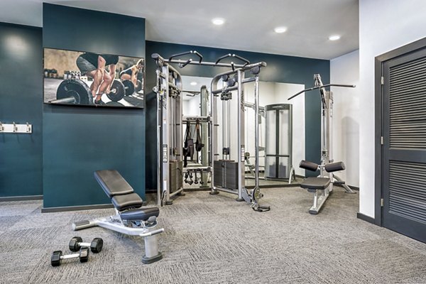 State-of-the-art fitness center with modern equipment at Cobalt Ridge Apartments