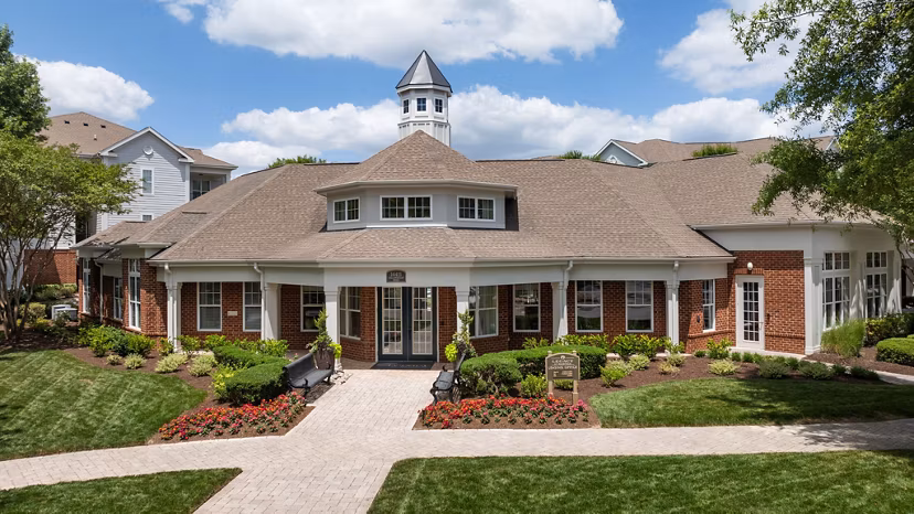 Legacy at Wakefield: Elegant building at luxury apartments in Raleigh
