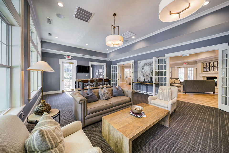 Clubhouse with modern design at Legacy at Wakefield Apartments