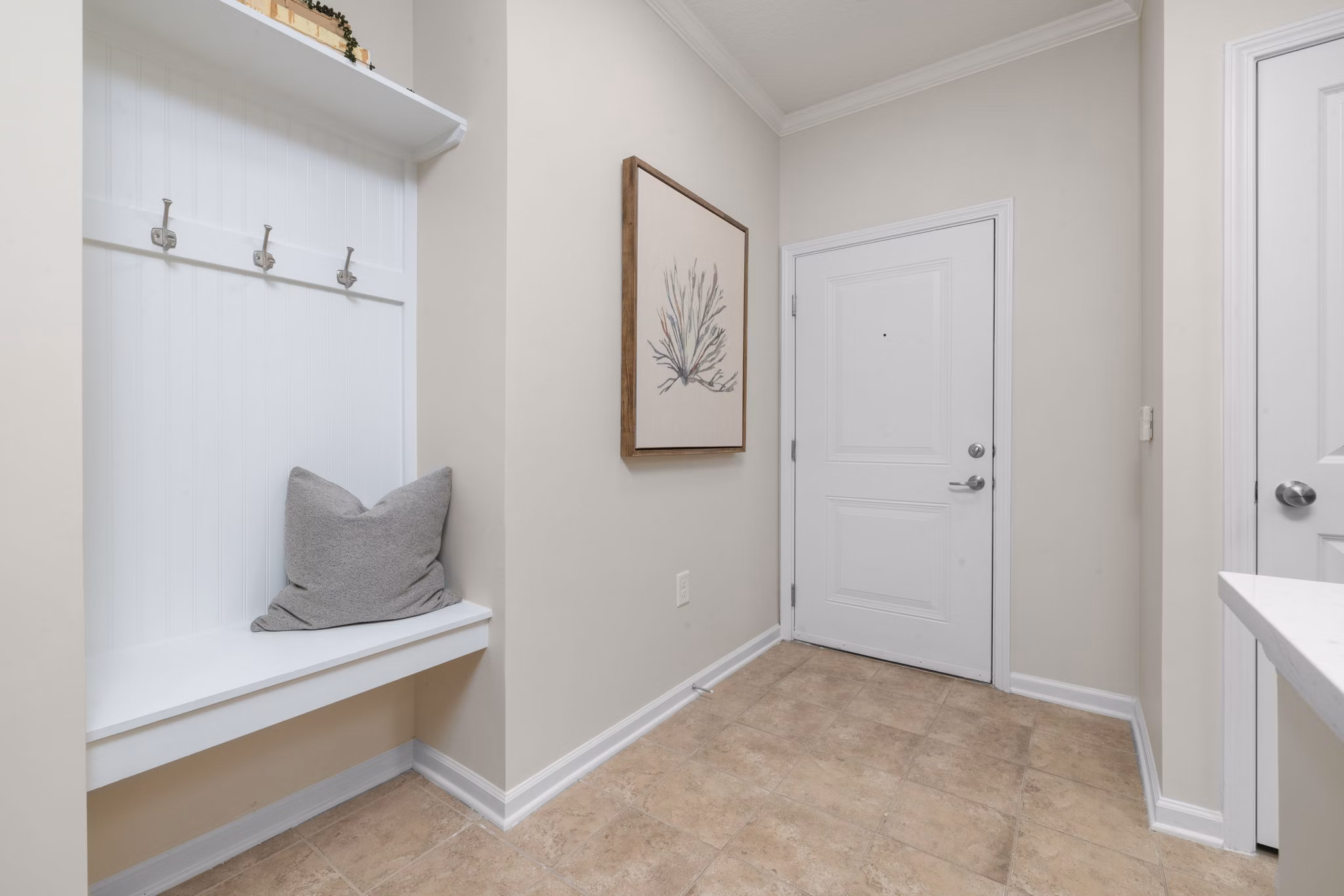 Open-concept living room with modern furnishings at Legacy at Wakefield Apartments