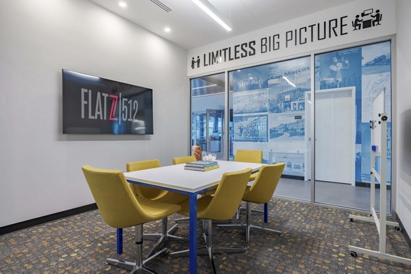 clubhouse at FLATZ 512 Apartments