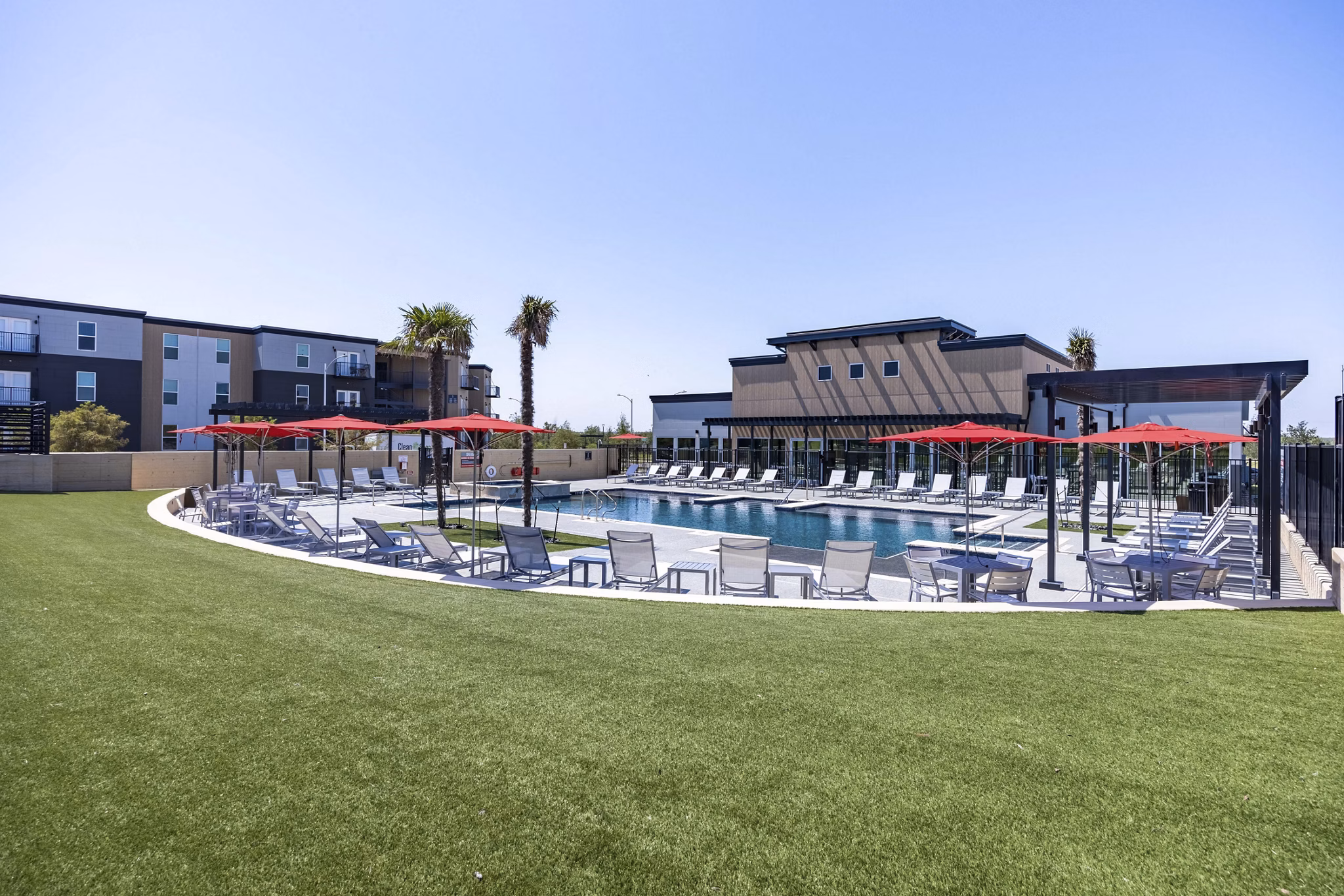 recreational area at FLATZ 512 Apartments