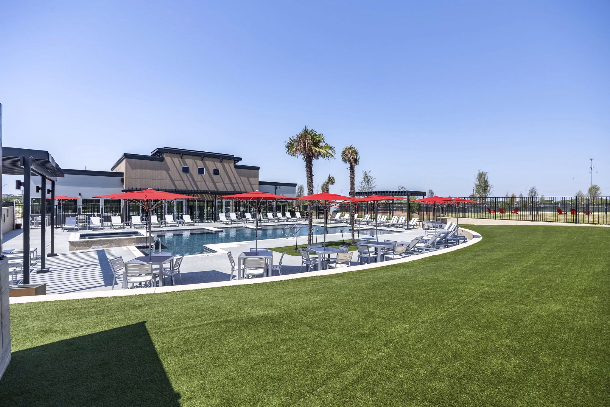 recreational area at FLATZ 512 Apartments