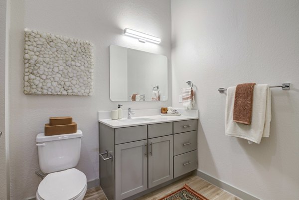 bathroom at NOMA Apartments