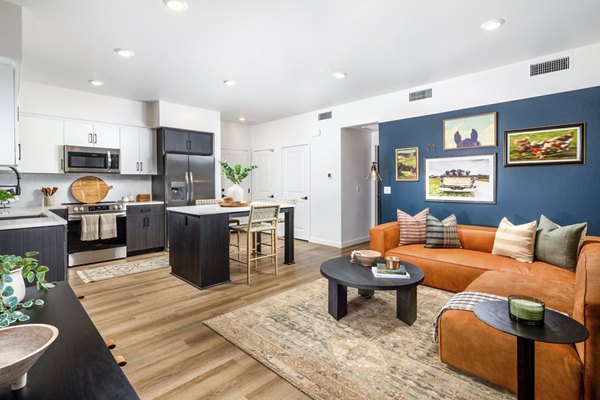 living room at Ironwood Apartments