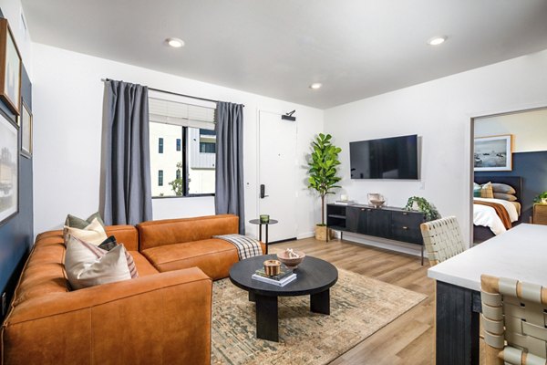 living room at Ironwood Apartments