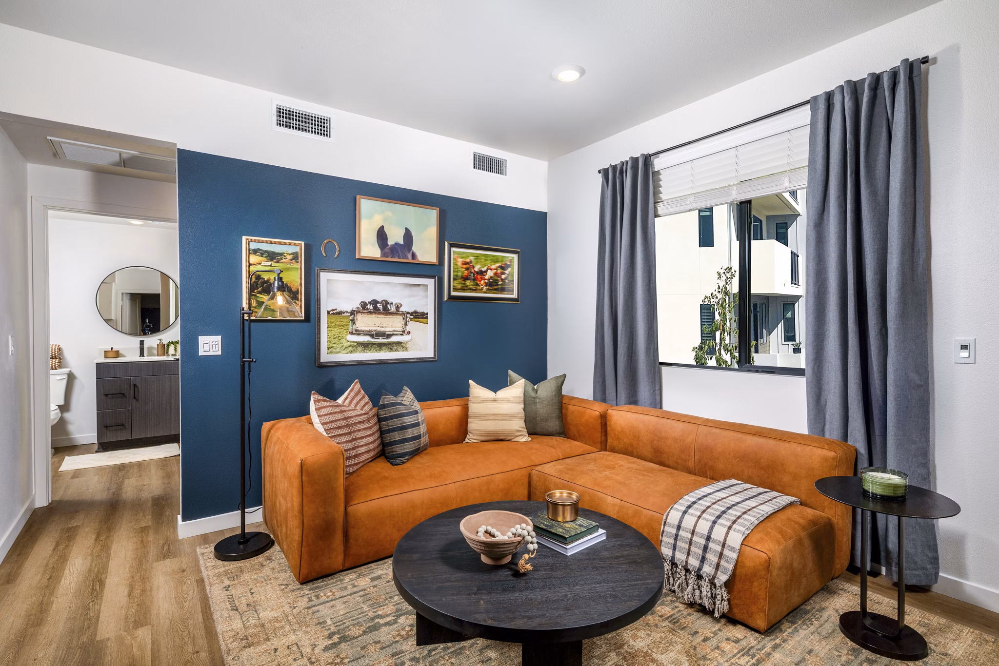 living room at Ironwood Apartments