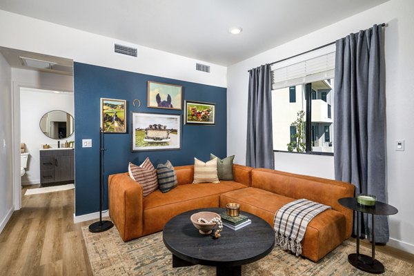 living room at Ironwood Apartments