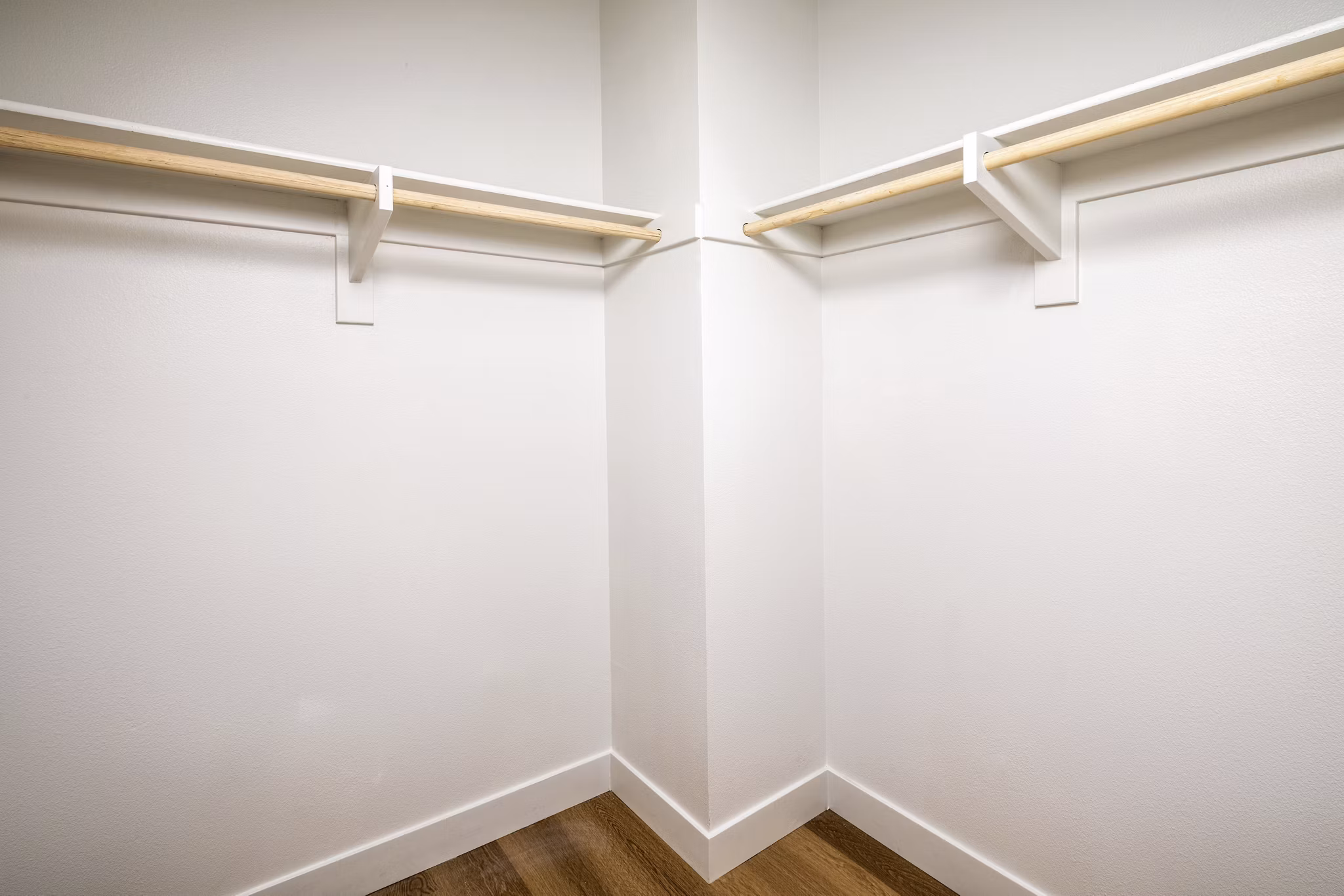 bedroom closet at Mason Townhomes at Epoca Apartments