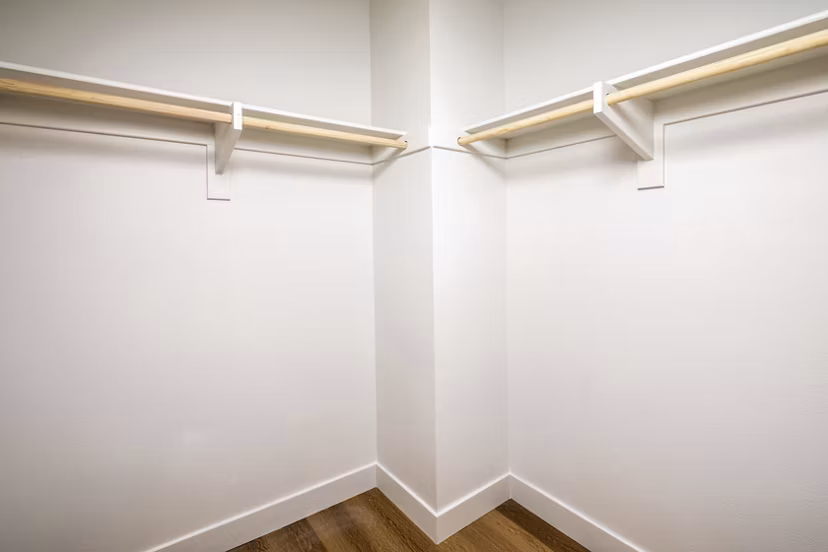 bedroom closet at Mason Townhomes at Epoca Apartments