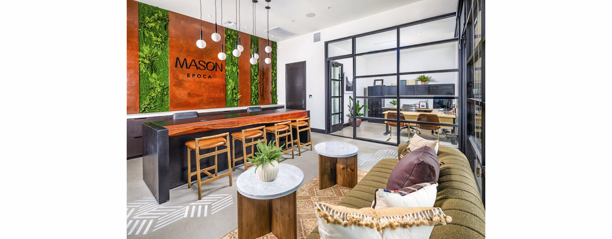 clubhouse at Mason Townhomes at Epoca Apartments