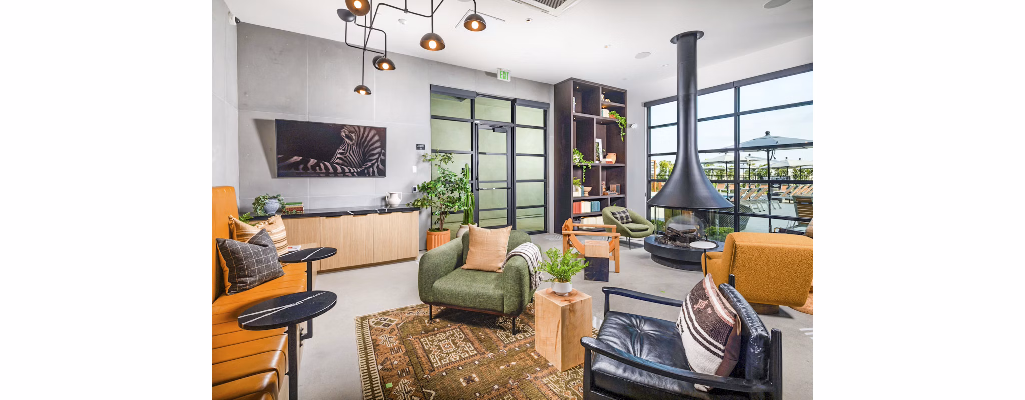 clubhouse at Mason Townhomes at Epoca Apartments